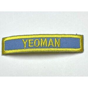 2-7/8" Blue CAA NAA JOAD Jr. Olympic Archery USA Camp Program Club YEOMAN PATCH